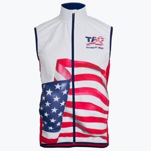 ATHLETIC TECHNICAL WEAR WIND AND WATER REPELLENT RUNNING BIKING VEST USA SZ XXL